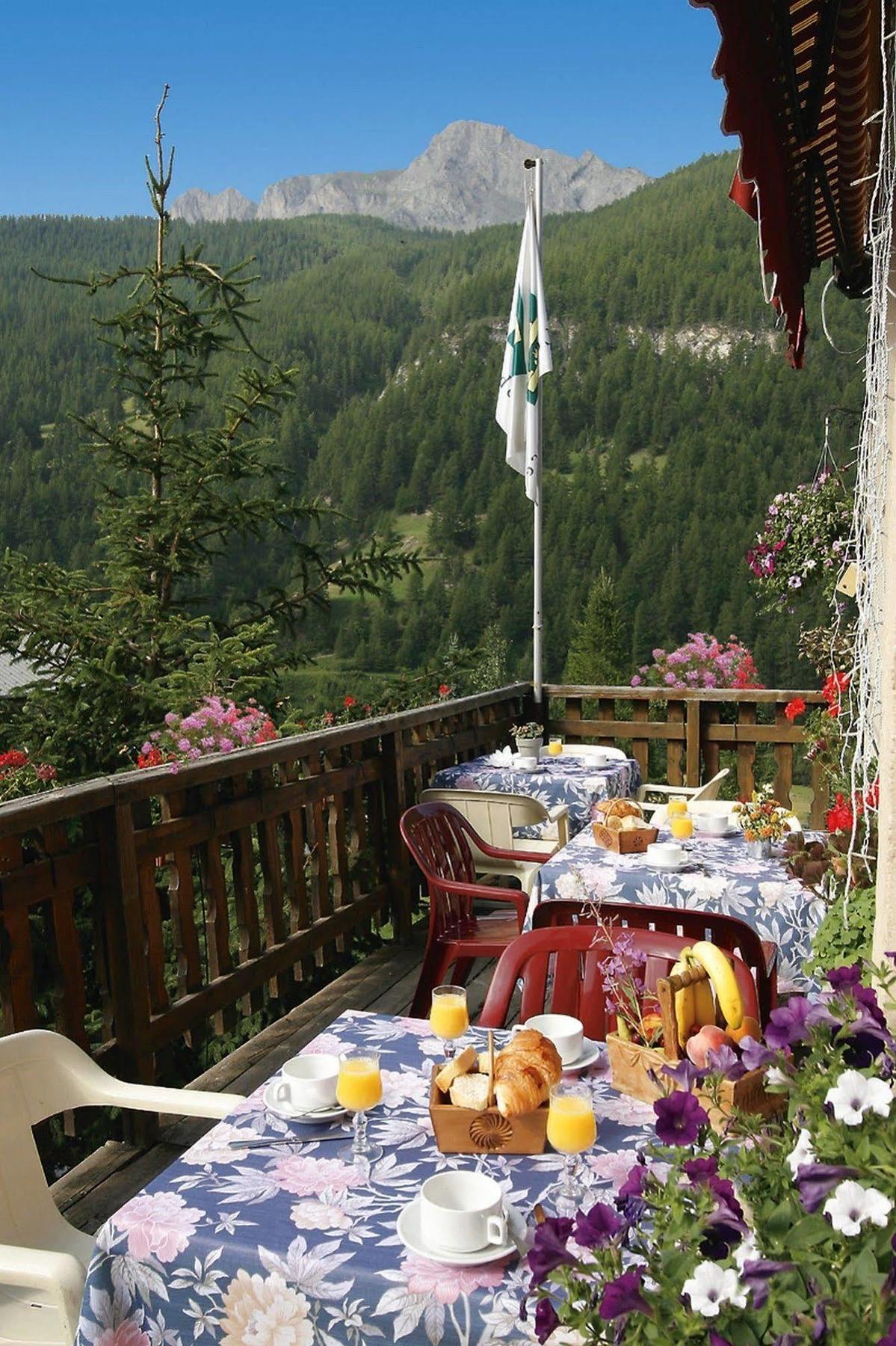 Hotel Le Chamois Logis Molines-en-Queyras Dış mekan fotoğraf